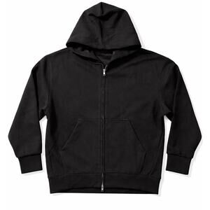 Slobe Inea Women’s Black Full-Zip Hoodie Size L Cozy Minimalist Essential